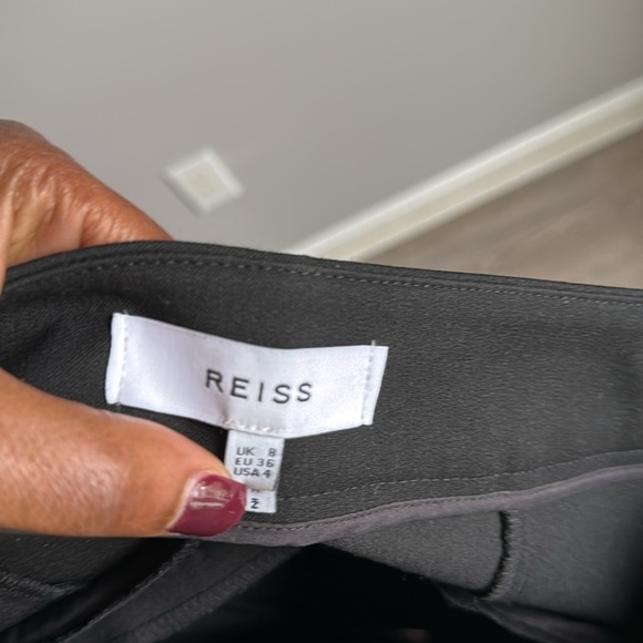 REISS JAYNE SKINNY FIT SPLIT FRONT TROUSERS 4 - Picture 11 of 13